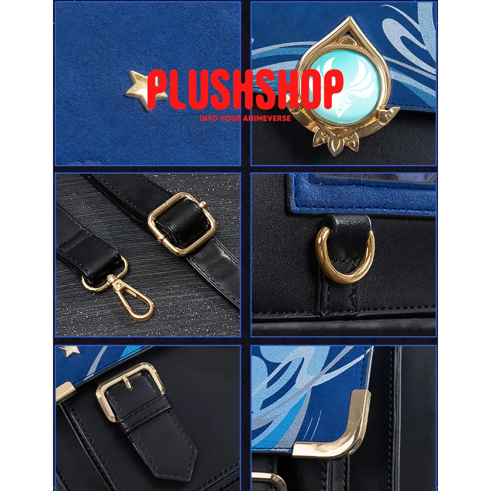 Genshin Scara Messenger Bag Pu Leather Scaramouche Theme Impression (Pre Order)