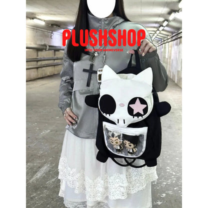 [Halloween Limited]Skeleton Cat Detachable 2-in-1 Ita Bag Only Bag 女士背包