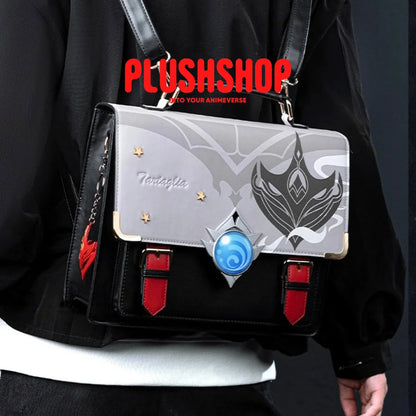 Genshin Impact Messenger Bag Pu Leather Tartaglia Theme Impression (Pre-Order)