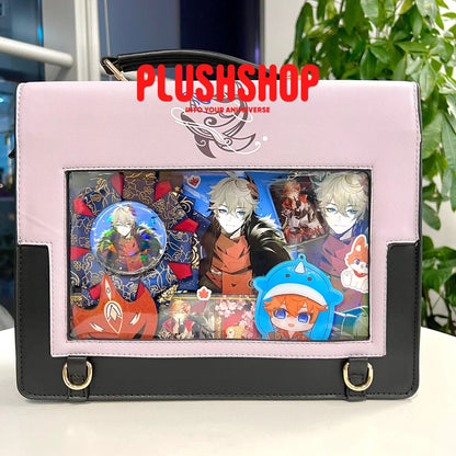 Genshin Impact Messenger Bag Pu Leather Tartaglia Theme Impression (Pre-Order) Whole Set(Bag+2Pcs