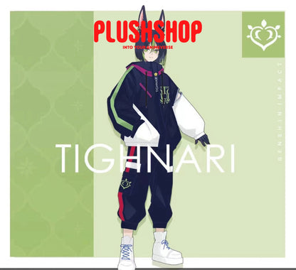 Genshin Impact Tighnari Cosplay Costume Casual Wearing Outfit