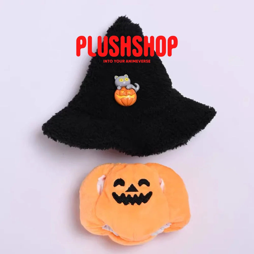 [Halloween Limited]Witch Pumpkin Outfit For 4IN Doll Witch Pumpkin 玩偶