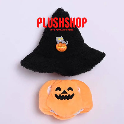 [Halloween Limited]Witch Pumpkin Outfit For 4IN Doll Witch Pumpkin 玩偶