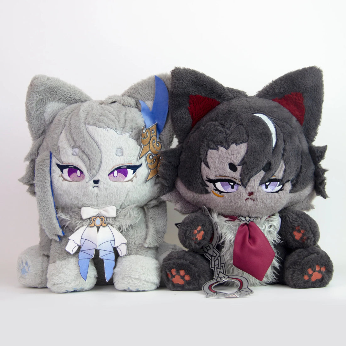 Genshin Impact Wriothesleymeow &amp; Neuvillettemeow Plushie Combo Packpre-Order 45Cm
