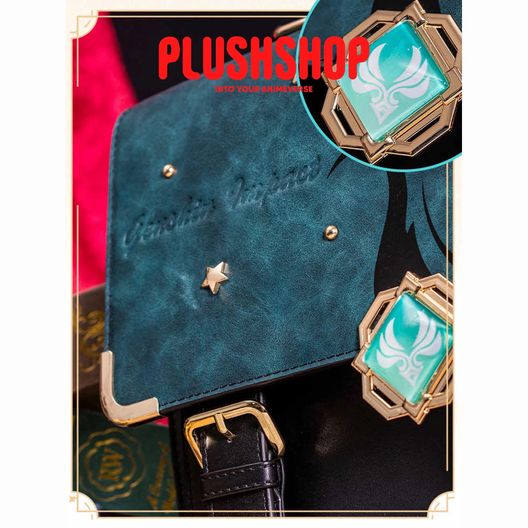 Genshin Impact Messenger Bag Pu Leather Xiao Theme Impression Pre-Order
