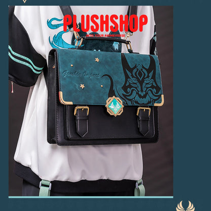 Genshin Impact Messenger Bag Pu Leather Xiao Theme Impression Pre-Order